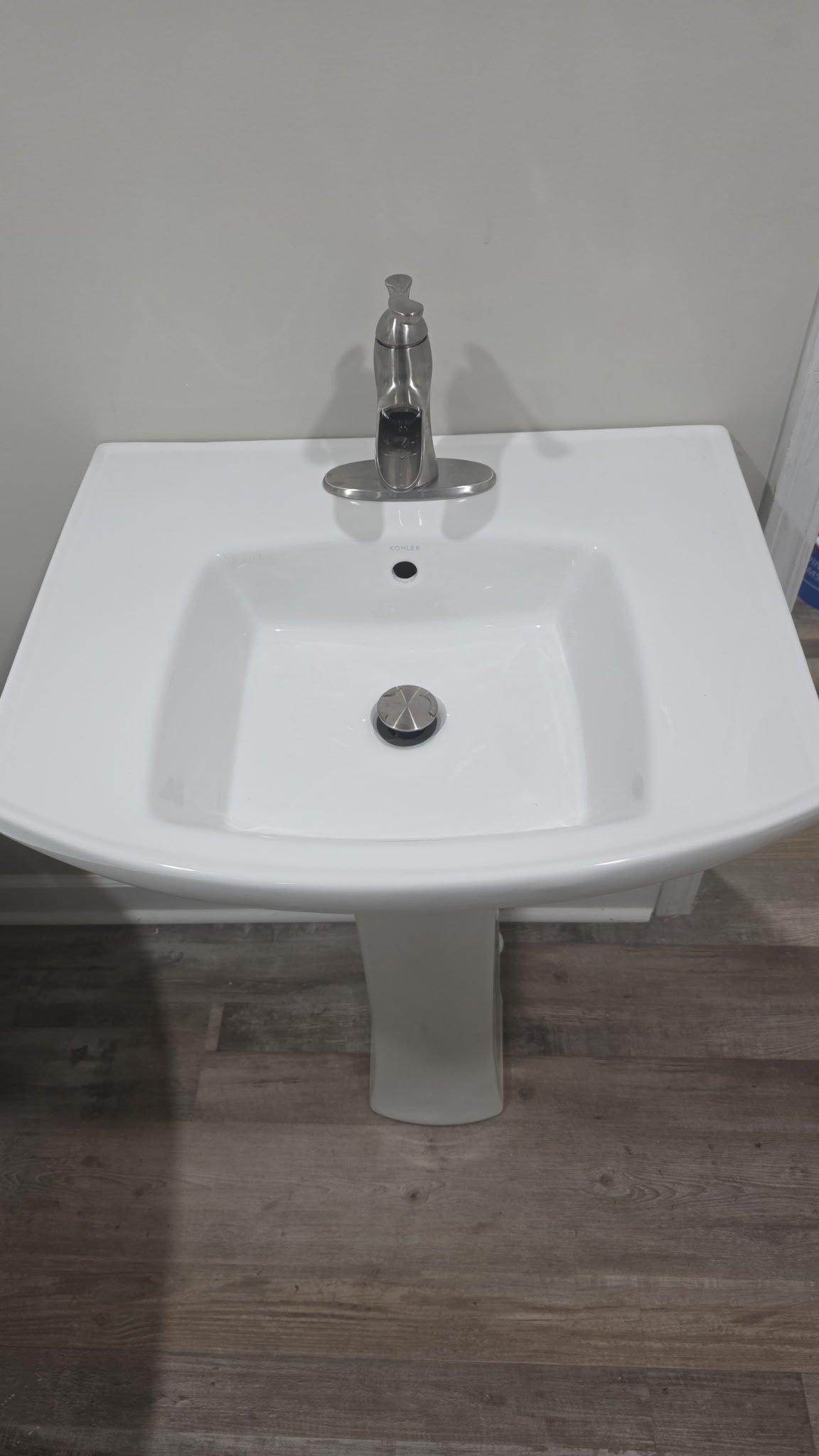 Bathroom Sink 1 plumbing work photo by Burcham's Plumbing, licensed plumber Yadkinville NC and Piedmont Triad