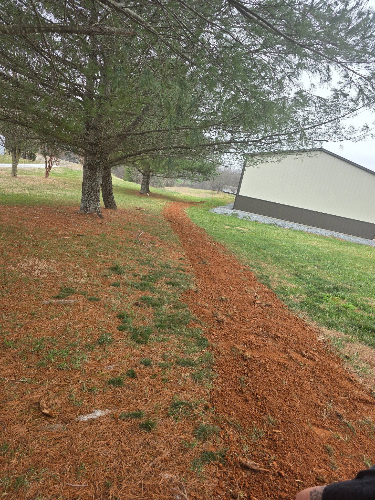 Ext Underground Pipeline Concealment 7 plumbing work photo by Burcham's Plumbing, licensed plumber Yadkinville NC and Piedmont Triad