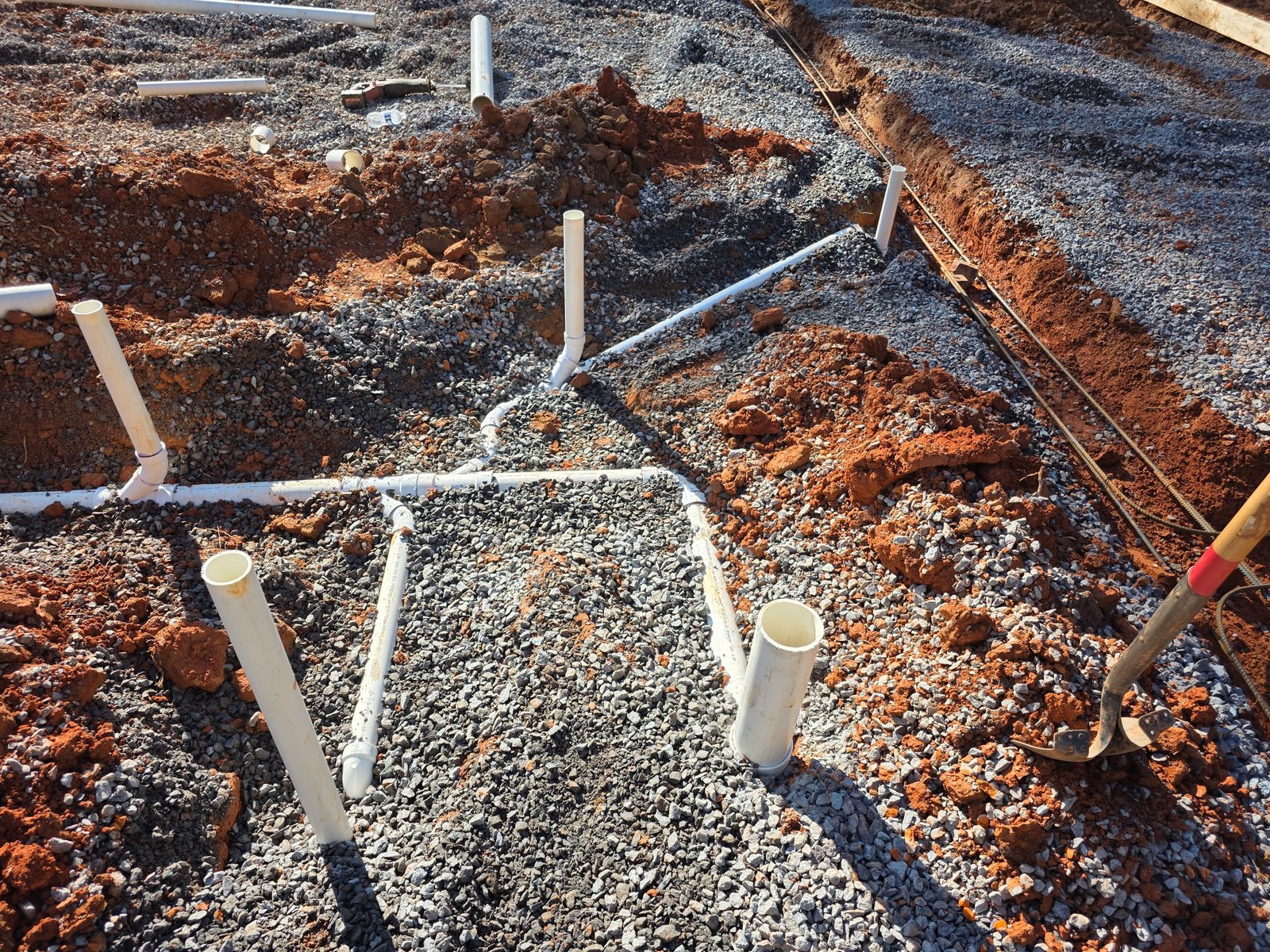 Ext Underground Plumbing 2 plumbing work photo by Burcham's Plumbing