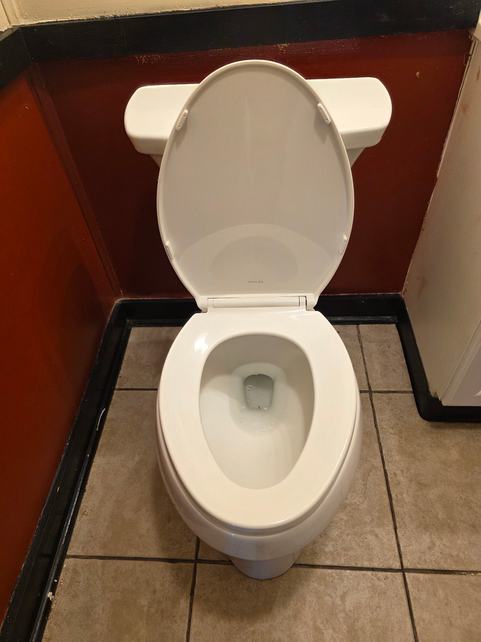 Int Toilet Install 1 plumbing work photo by Burcham's Plumbing