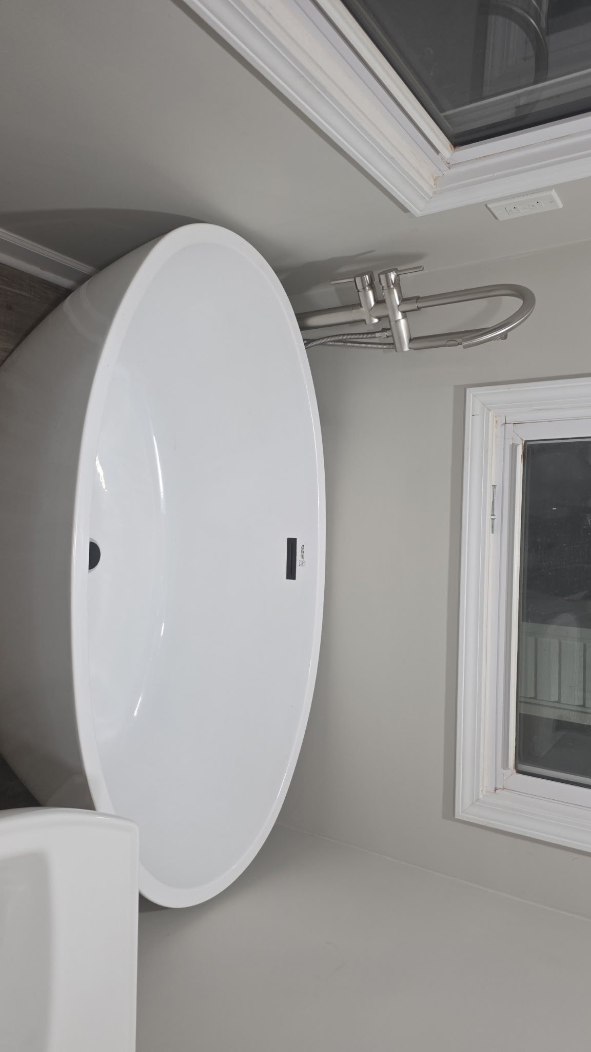Int Tub Install 1 plumbing work photo by Burcham's Plumbing
