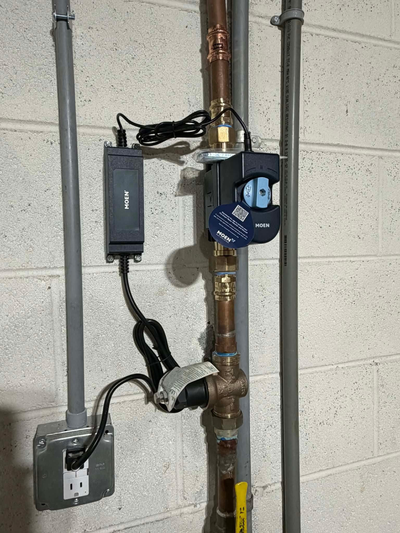 Int Water Monitor and Shutoff 1 plumbing work photo by Burcham's Plumbing